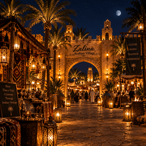 Arabian Village Night