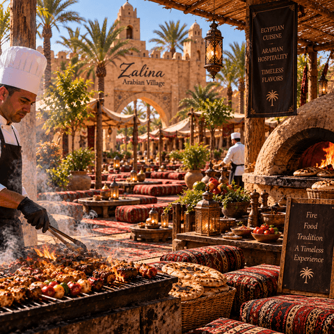 Live Charcoal BBQ & Brick-Oven Cooking